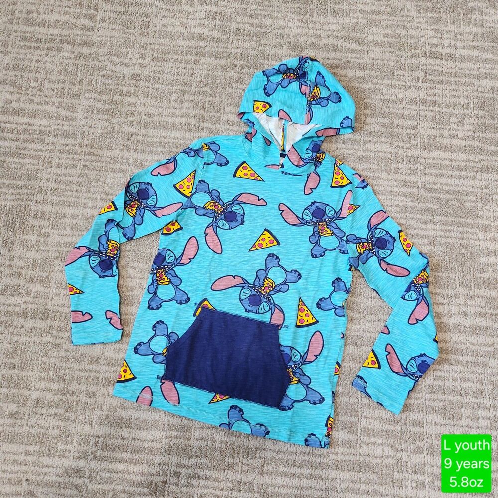 Disney x Amazon Essentials youth Lilo & Stitch lighweight hoodie size L/9 years